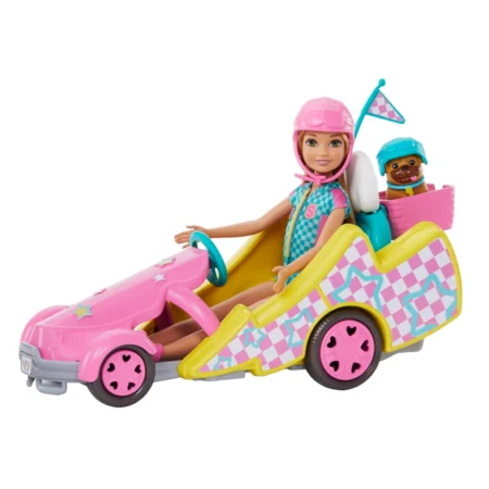 Barbie Stacie-dukke og gokart