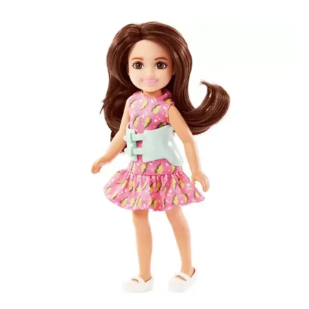 Barbie Chelsea dukke, pink kjole