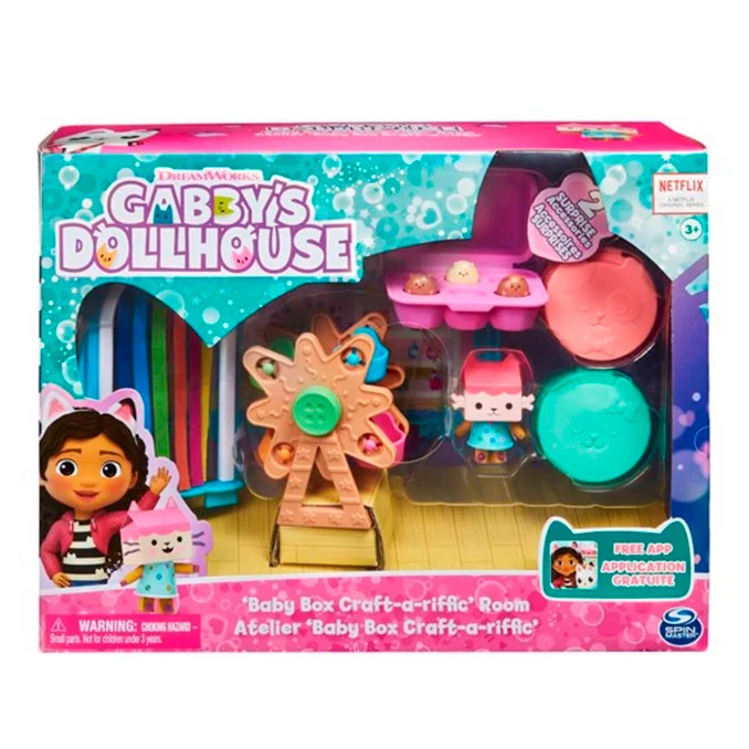 Gabby's dollhouse deluxe kreaværelse