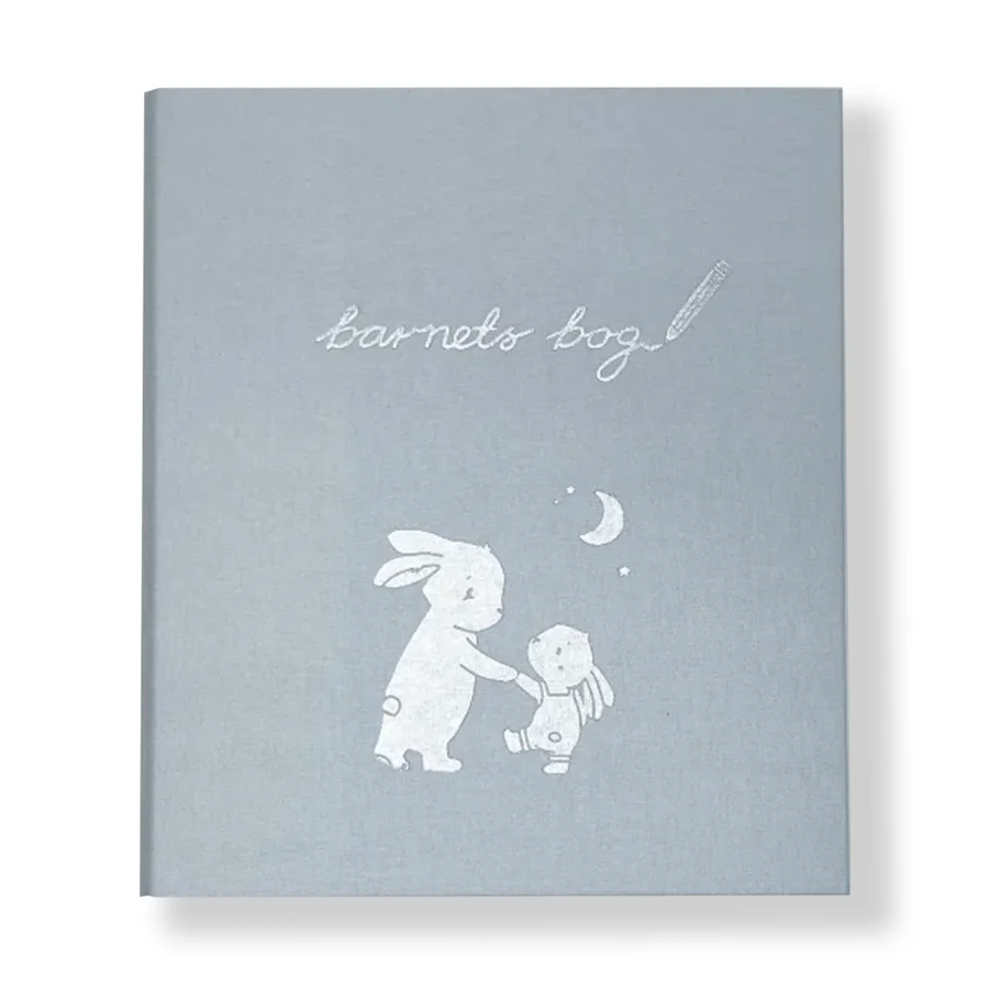 Barnets bog med kanin af Liv Martin & Simone Thorup Eriksen, grå
