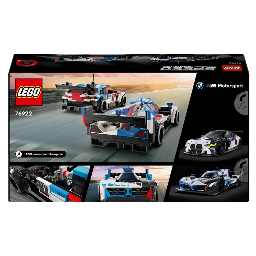 LEGO® SPEED CHAMPIONS BMW M4 GT3 og BMW M Hybrid V8-racerbiler