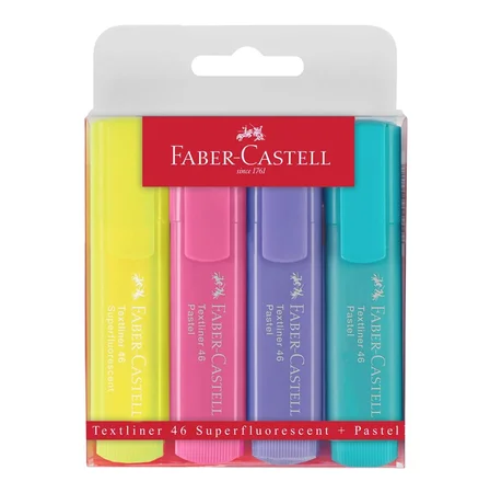 Faber-Castell textliner, 4 stk