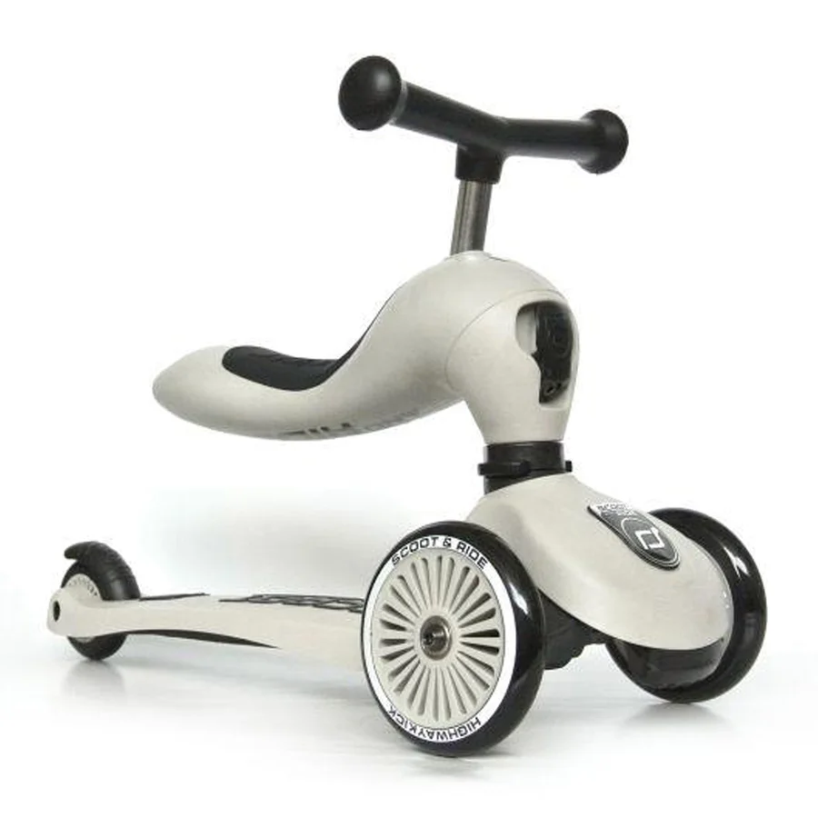 Scoot and Ride 2-in-1 Laufrad, Highway Kick 1 - ash