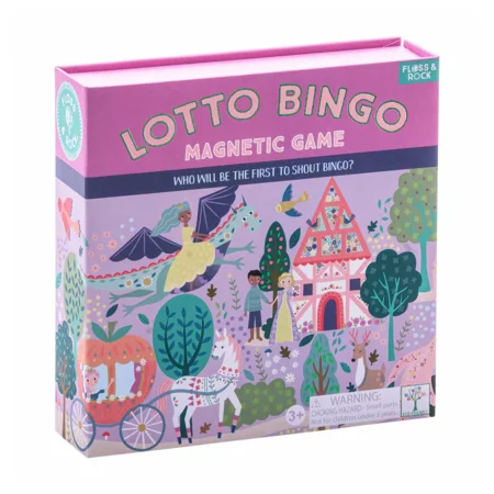 Lotto Bingo, magnetisches Spiel - Abenteuer, Floss & Rock