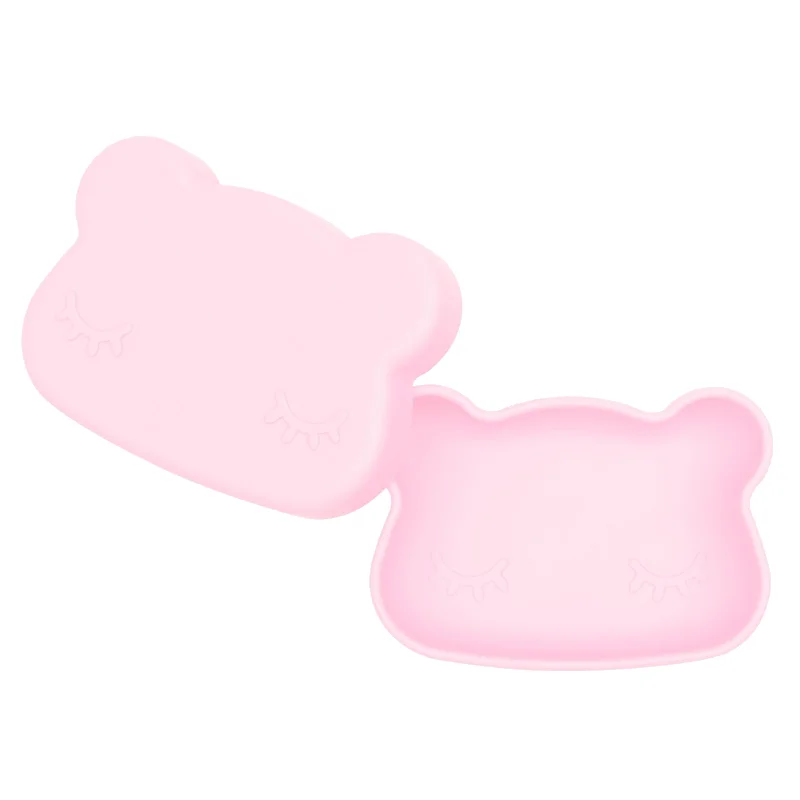 We Might Be Tiny snackboks, bjørn - powder pink
