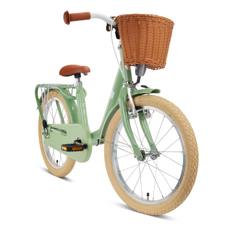 Puky børnecykel, classic 18 - retro green