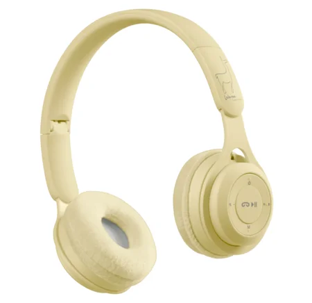 Lalarma Bluetooth Kopfhörer, gelb pastell