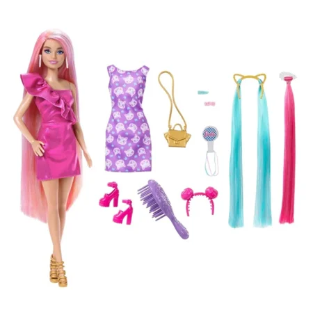 Barbie totally hair pink