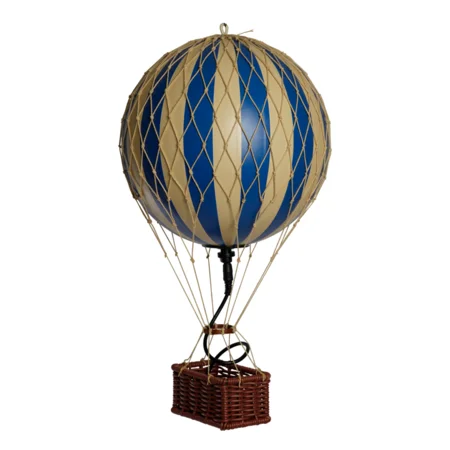 Heißluftballon travels light LED, blue, Authentic Models 