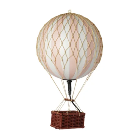 Heißluftballon travels light LED, pink light, Authentic Models 