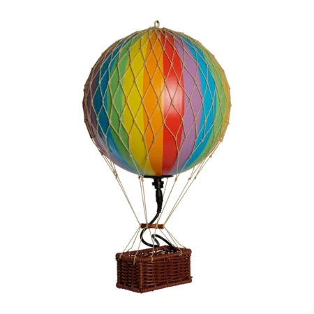 Heißluftballon travels light LED, rainbow, Authentic Models 