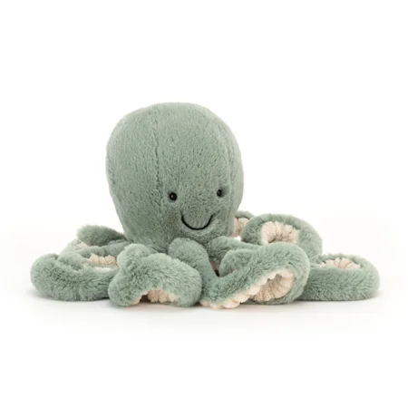 Jellycat Ocean Odyssey Blæksprutte, 23 cm