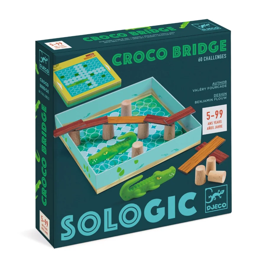 Djeco Spil Sologic, Croco Bridge