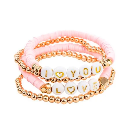 Great Pretenders 4 armbånd, Pink Love