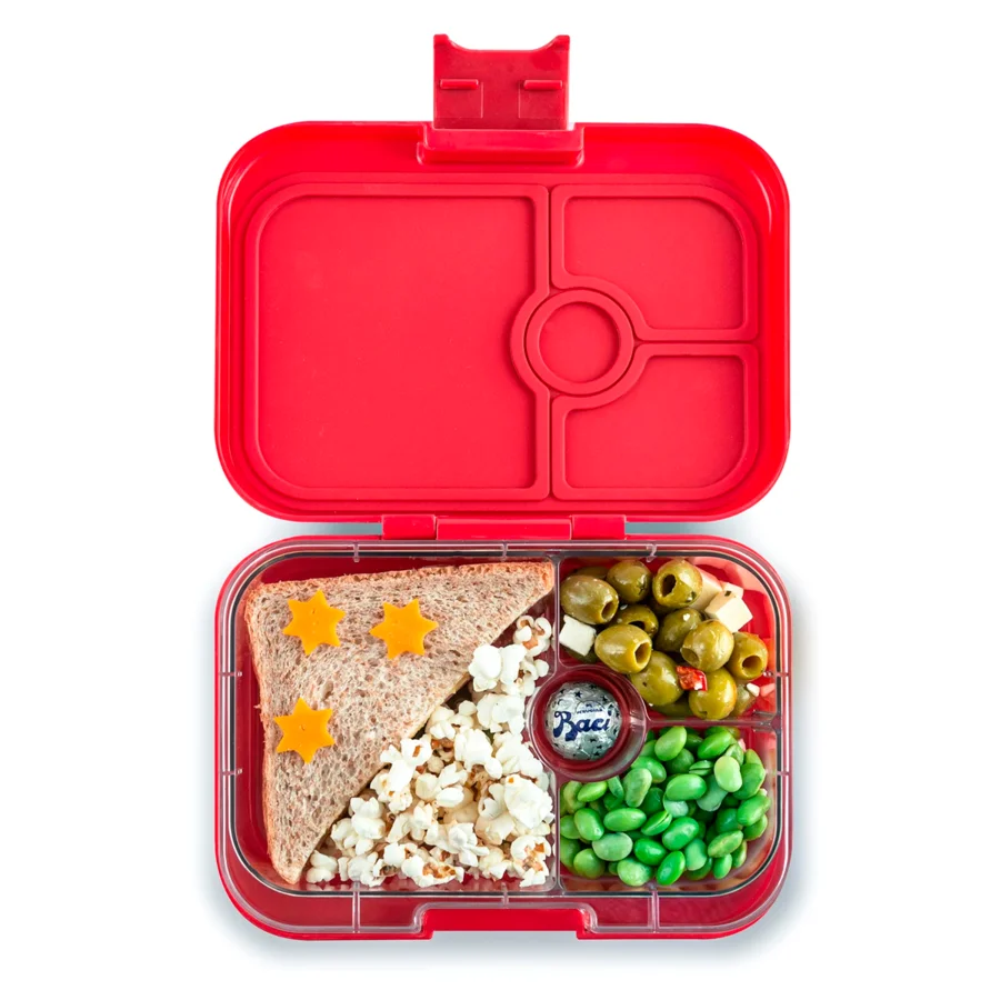 Yumbox Panino madkasse m 4 rum, wow red-bike race