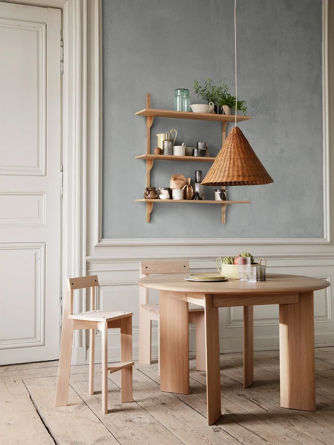 Ferm Living højstol, Ark - Ash