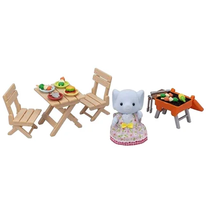 Sylvanian Families, skovturssæt og elefant pige