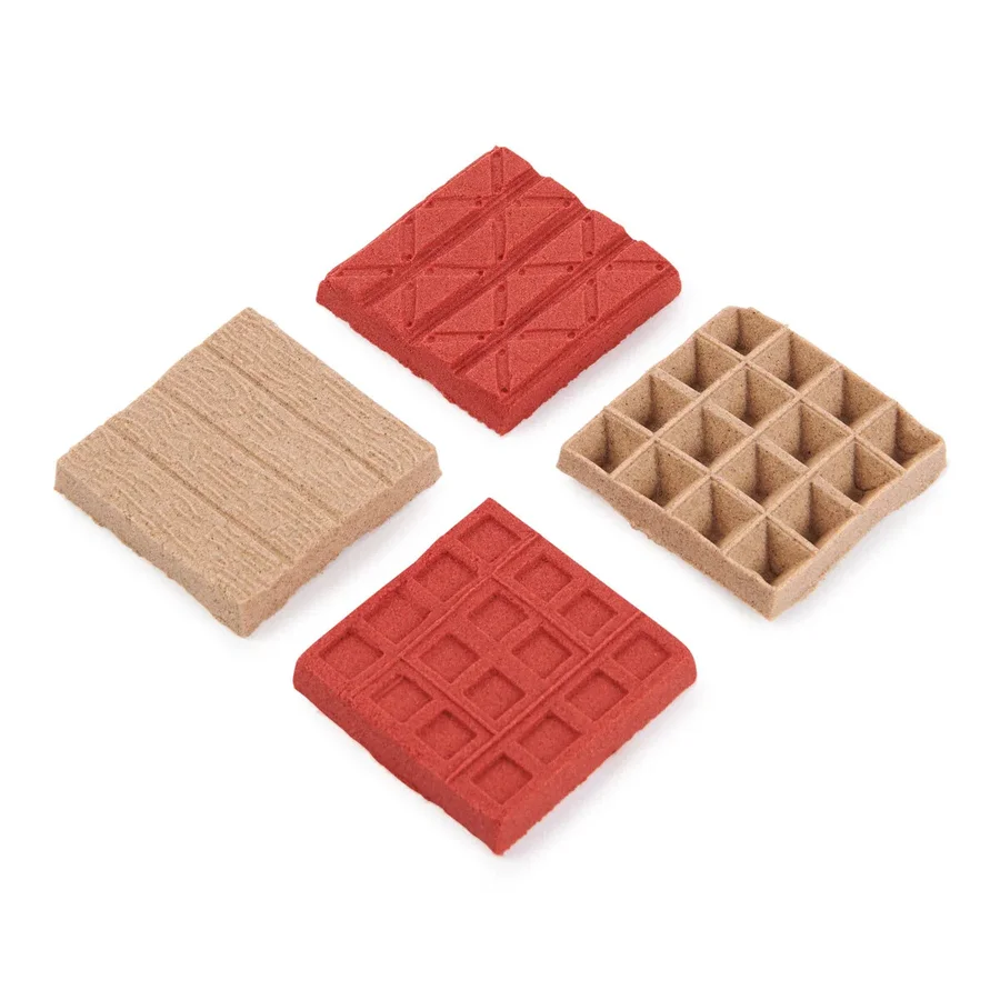 Rubble & Crew, krantårn med Kinetic Sand