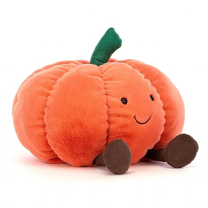 Jellycat Halloween, Amuseable græskar - 23 cm