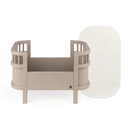 Puppenbett mit Matratze, jetty beige, Sebra 