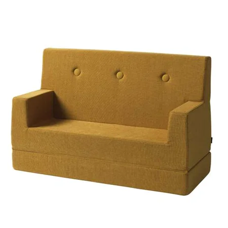 KK Kindersofa soft, senfgelb, byKlipKlap