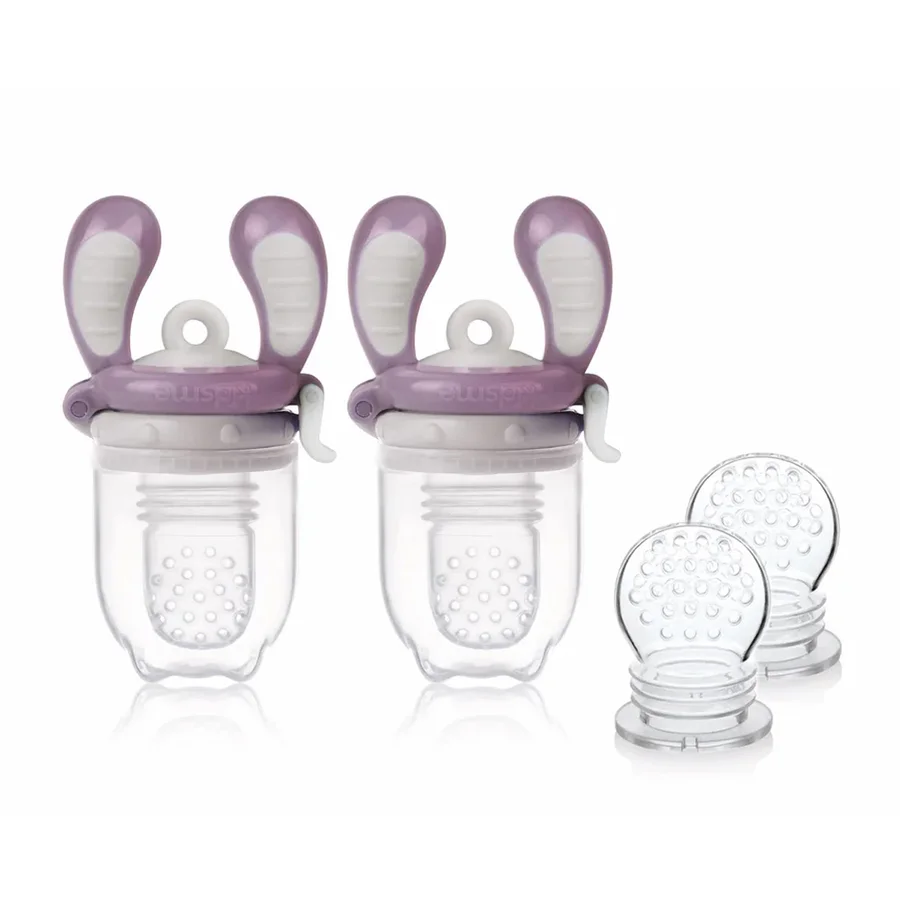 Kidsme foodfeeder startpakke 2-pak, plum