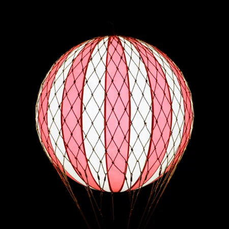 Authentic Models Luftballon, Jules Verne LED, true red