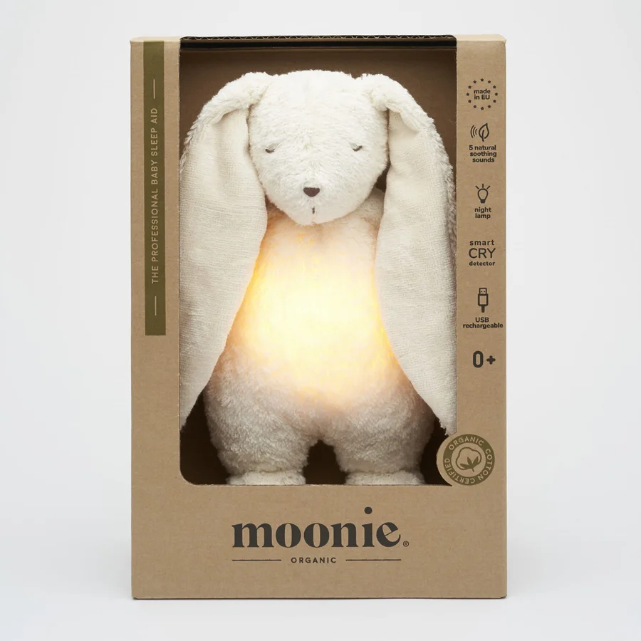 Moonie Organic kanin med lampe, polar natur