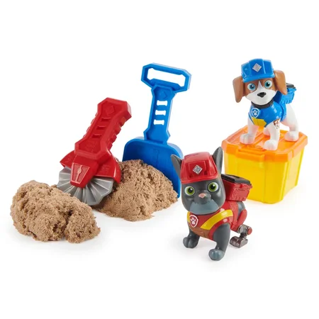 Paw Patrol Rubble & Crew Bauset mit Kinetic Sand, Charger und Wheeler