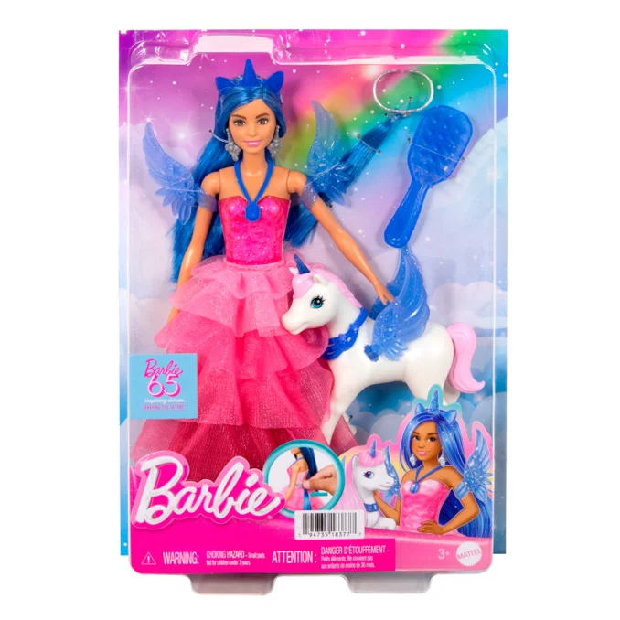 Barbie Touch of magic Sapphire Alicorn dukke