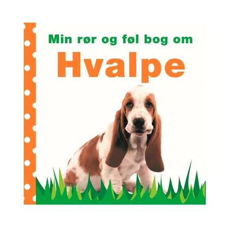 Min rør og føl bog om hundehvalpe