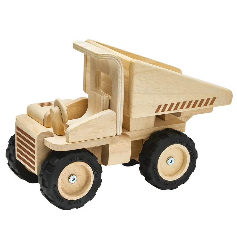 PlanToys stor dumper, natur