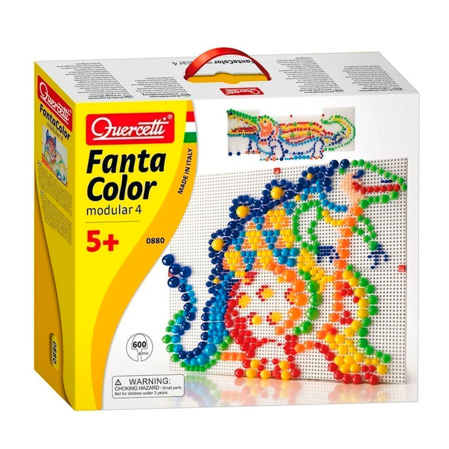 Quercetti Fanta color plug in mosaik, 600 pins