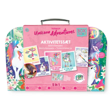 BOX CANDIY multi aktivitetssæt, Unicorn adventure