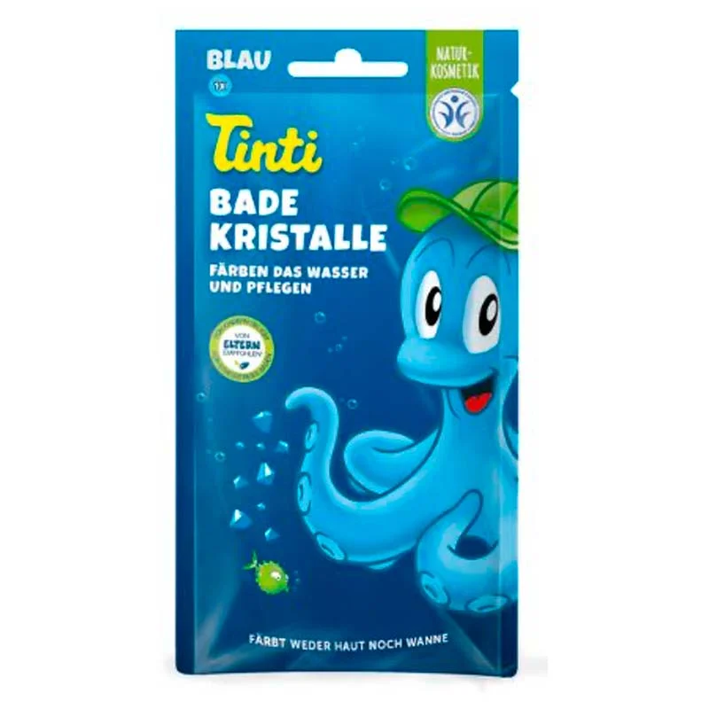 Tinti badekrystaller, blå