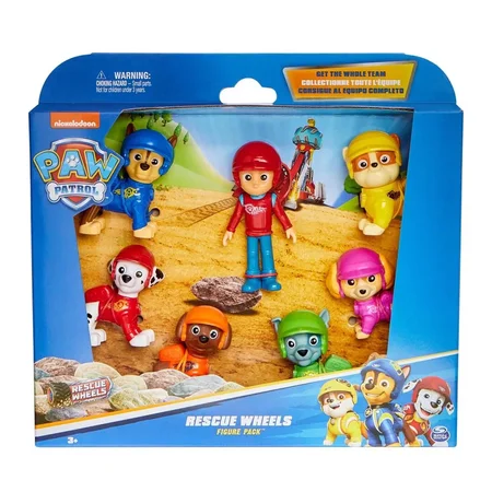 Paw Patrol Rescue Wheels gavepakke m 7 stk