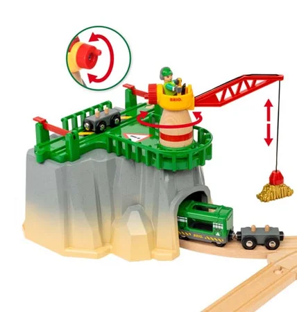 BRIO Cargo Mountain - sæt