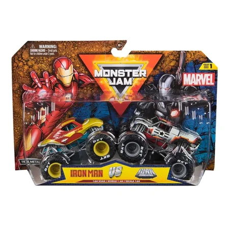 Monster Jam 1:64, Marvel 2-pak Iron War Machine