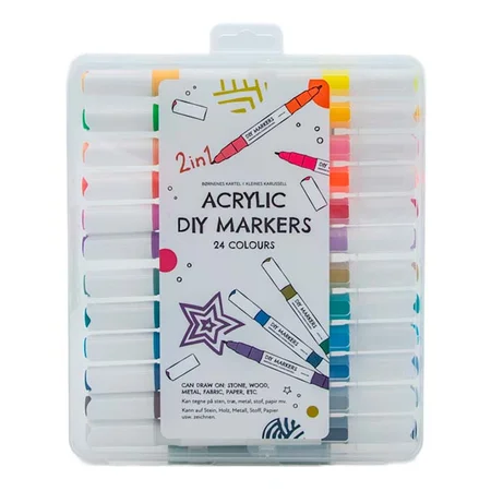 Børnenes Kartel acrylic diy markers 2 in 1