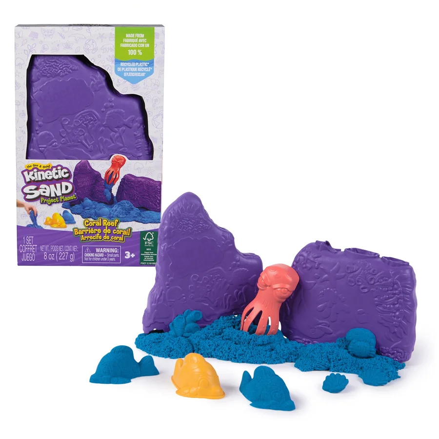 Kinetic Sand Coral reef hideout