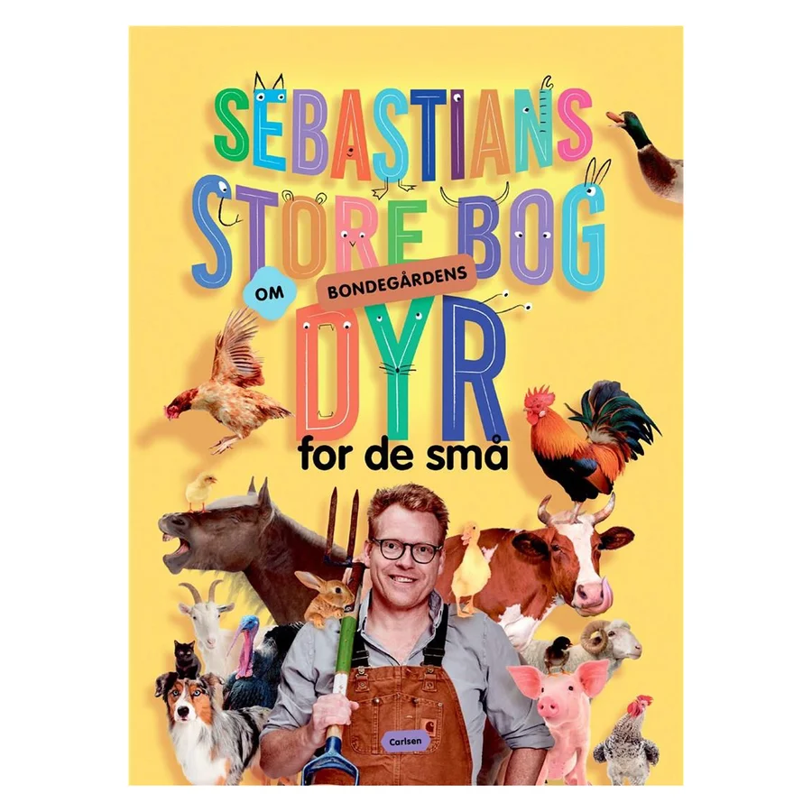 Sebastians store bog om bondegårdens dyr for de små