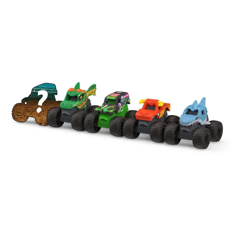 Monster Jam mini scale, 5-pak