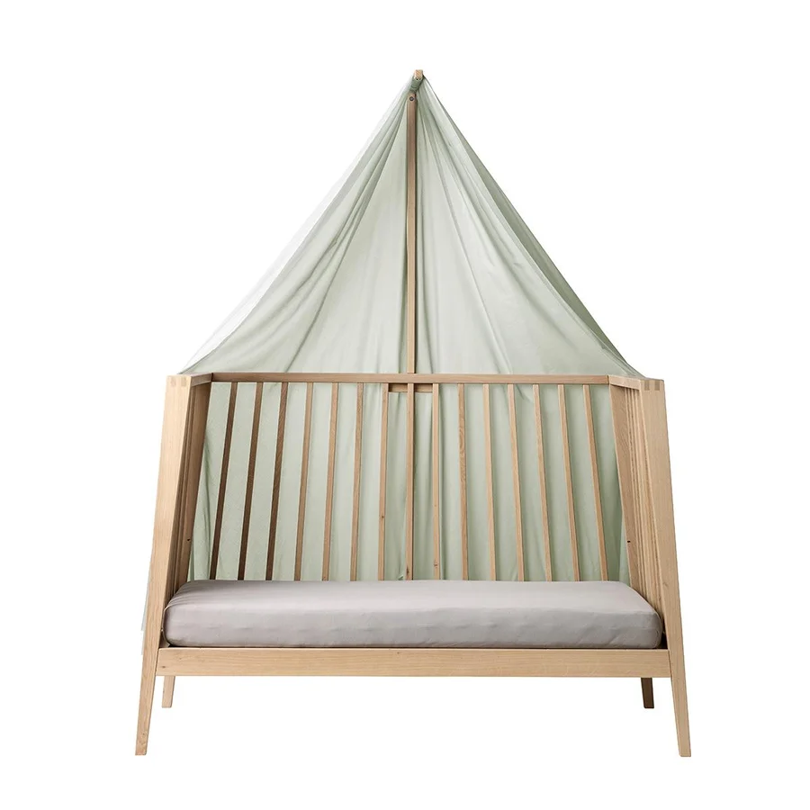 Leander himmel til Linea og Luna babyseng, sage green