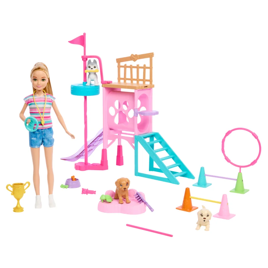 Barbie Stacie Hunde legeplads