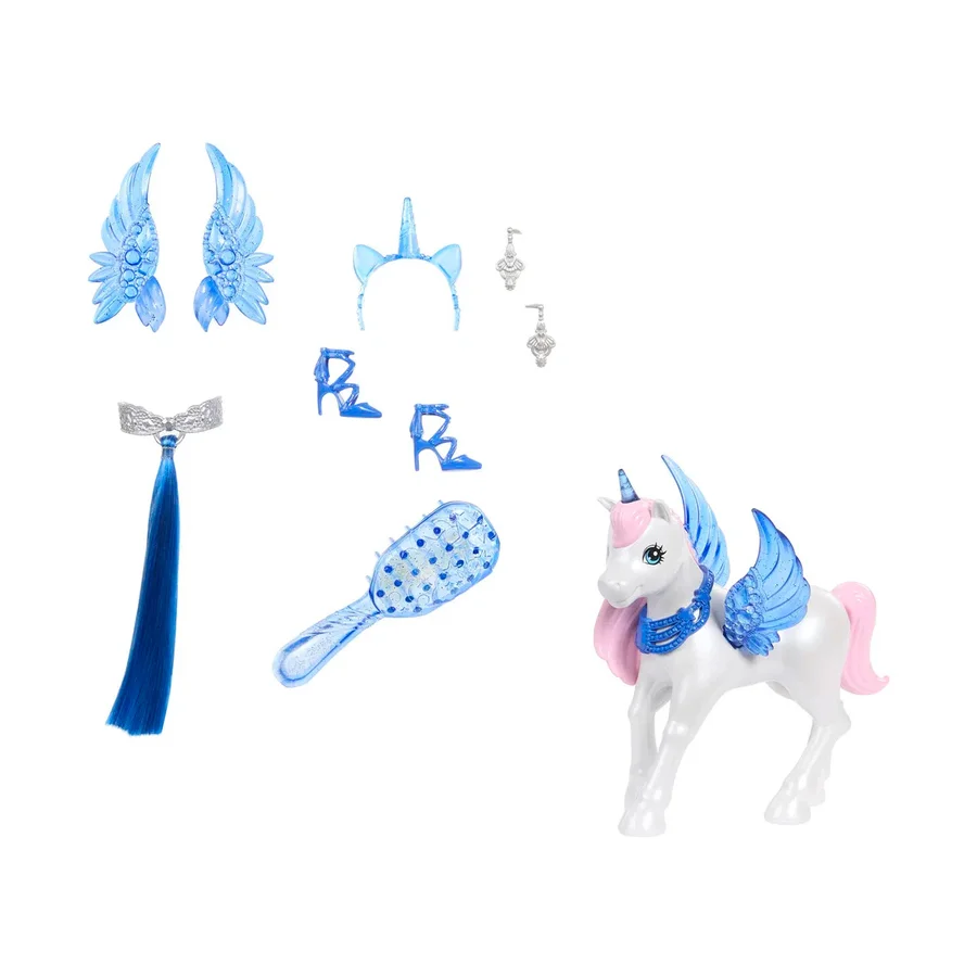 Barbie Touch of magic Sapphire Alicorn dukke