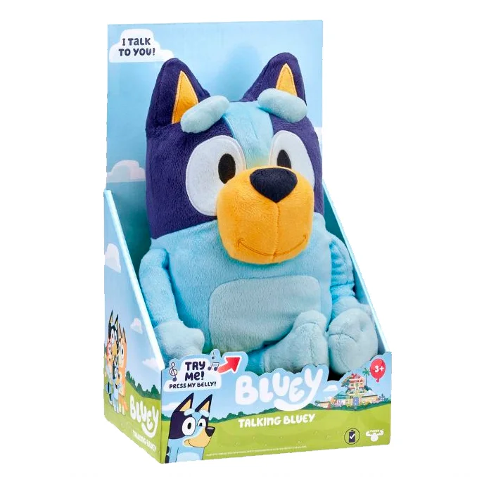 Bluey talende bamse, 31 cm