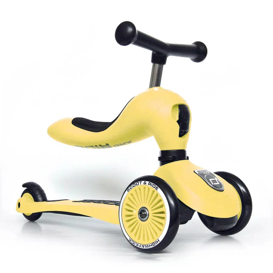 Scoot and Ride 2-i-1 løbehjul, Highway Kick 1 - lemon