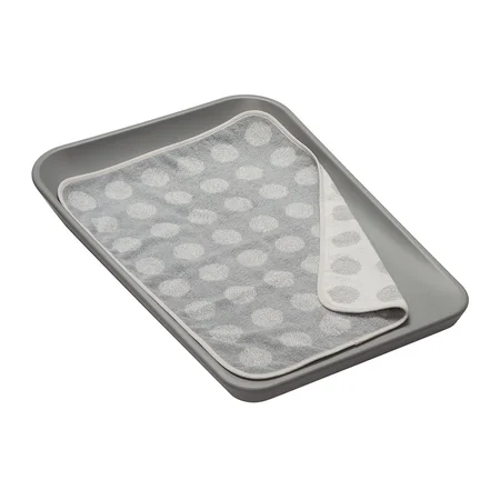 Leander Topper til puslepude Organic, Cool Grey