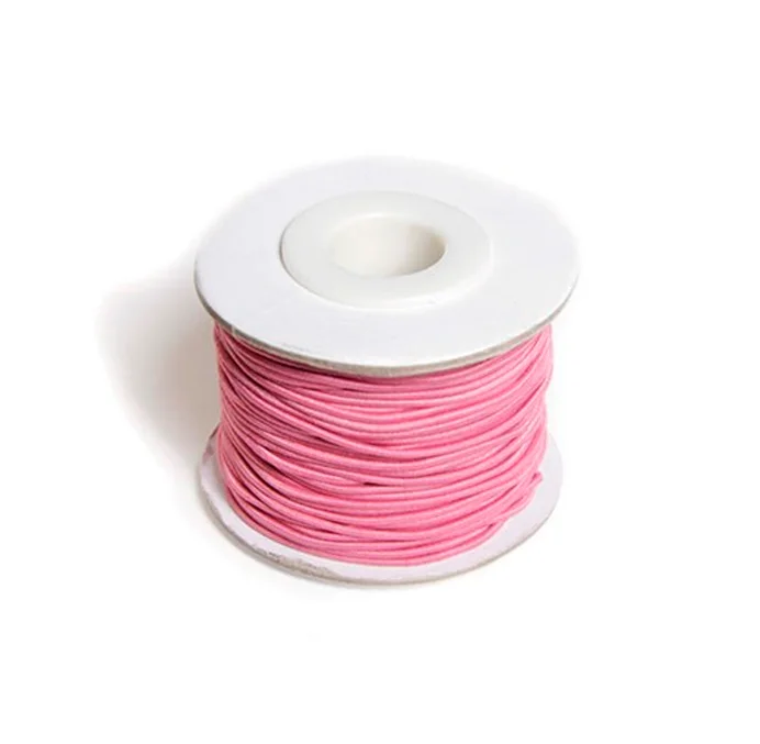 Elastiksnor 25 mtr, rosa