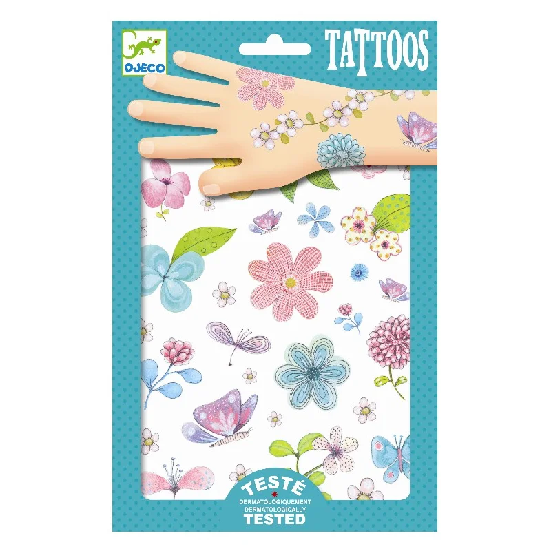 Djeco tatoveringer, blomster